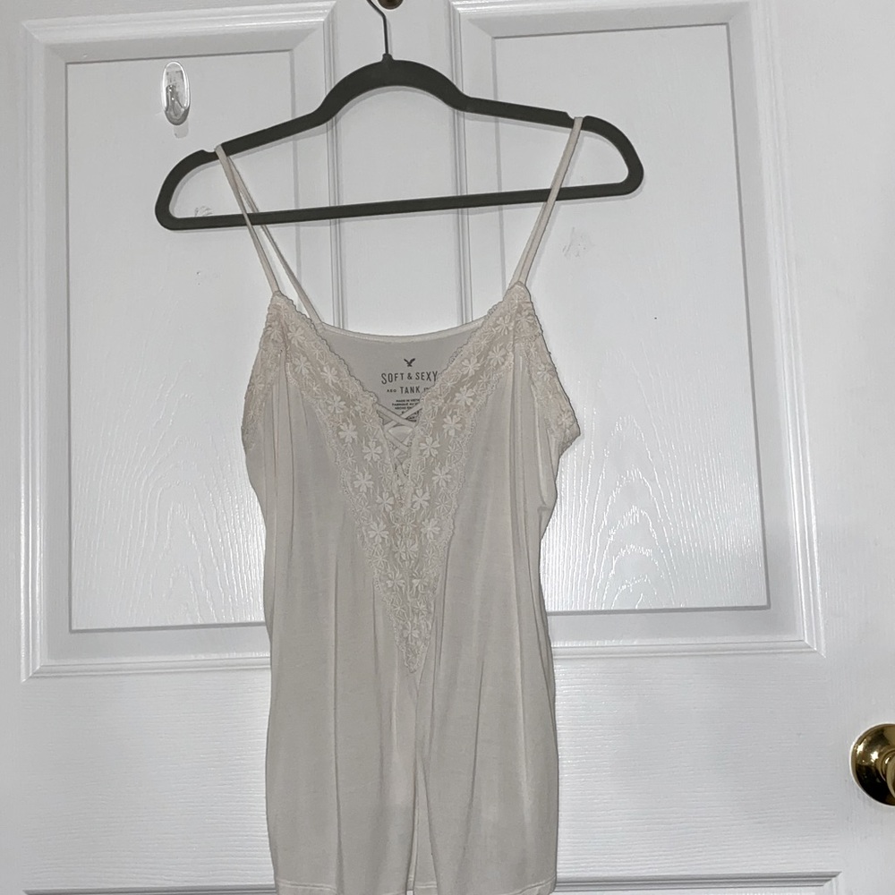 American Eagle Laced Up Tank